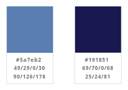 SFB Color Pallete: Blue and Purple